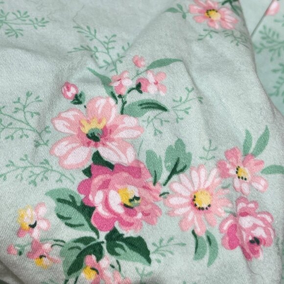Janie And Jack Pants Floral Mint Green Pink Adjustable Size 6 Girl's - Picture 3 of 9